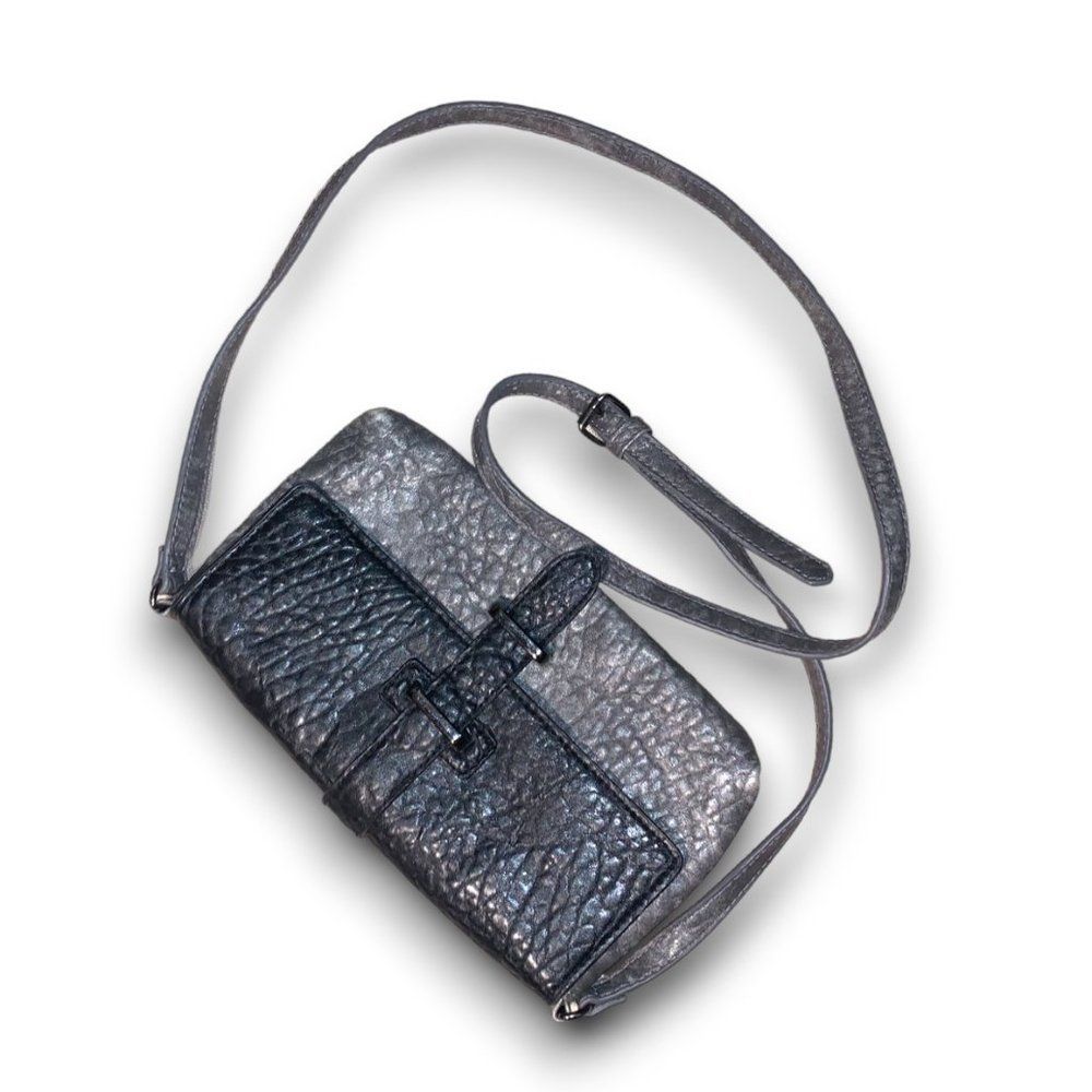 Steve Madden Gray Textured Crossbody Bag - Picture 3 of 7